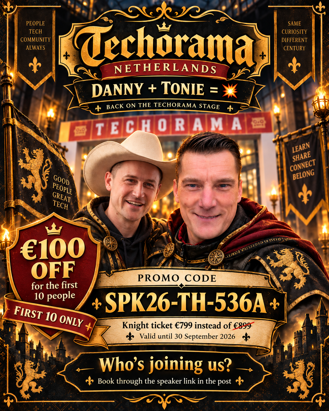 Techorama Netherlands 2026 promotion